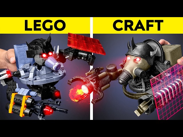 Juggernaut Astro Toilet VS Lego Titan! From Lego And Trash To Real Skibidi Toilet! 🚽😱