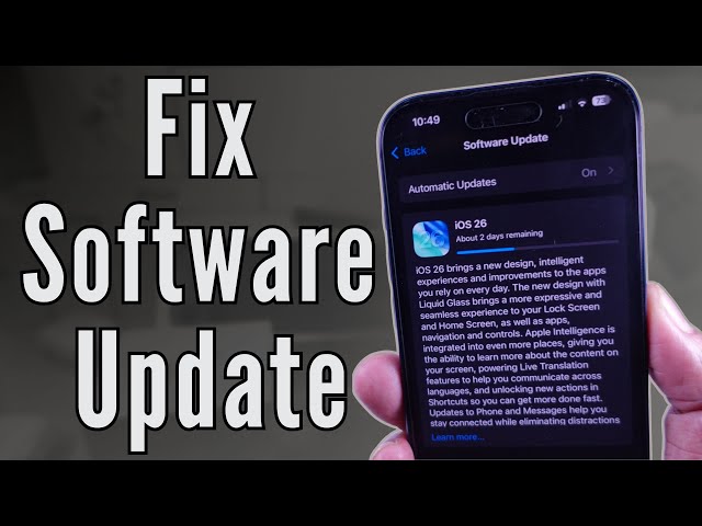 How to Fix iPhone 17 Software Update not working - iOS 27.0.1