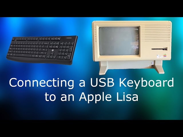 How to use a USB Keyboard with an Apple Lisa - LisaKeys Keyboard Emulator