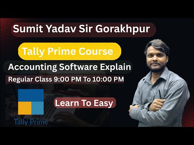 Part 30 Tally Prime Course | Bright Computer Institute | Sumit Yadav Sir