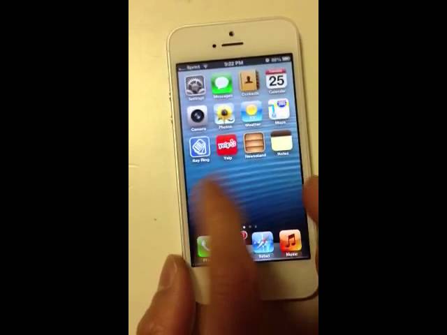 iPhone 5 Defective Screen Unresponsive Stuck Frozen Screen Problem