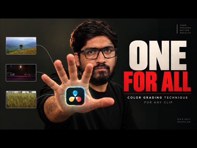 One Color Grading Technique for ANY Clip | DaVinci Resolve Tutorial