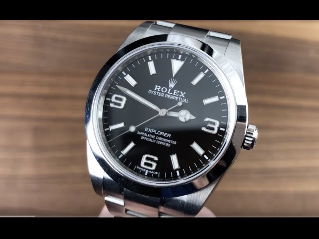 Rolex Explorer (39MM / 2016 Dial) 214270 Rolex Watch Review