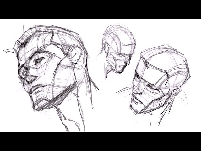 How To Draw Heads Using The Loomis Method