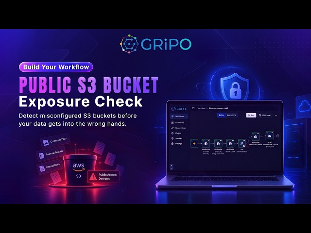Automate AWS S3 Public Bucket Detection with GRiPO | Cloud Security Automation