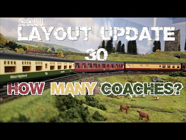 Layout Update 30 and How Many Coaches With Magnetic Couplings?