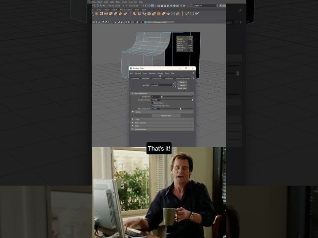 Maya Bevel and Edit Edge Flow Tutorial | Noob vs Pro #maya3d #cgi