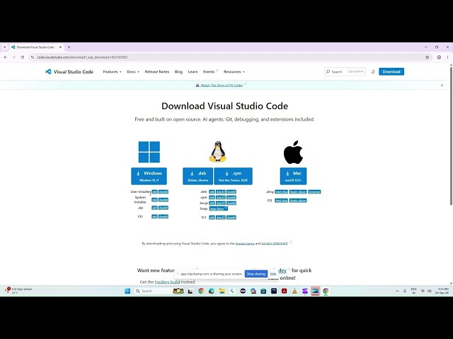 How to Install Latest VS Code Editor in simple steps on Windows10/11 (2026) with First Program