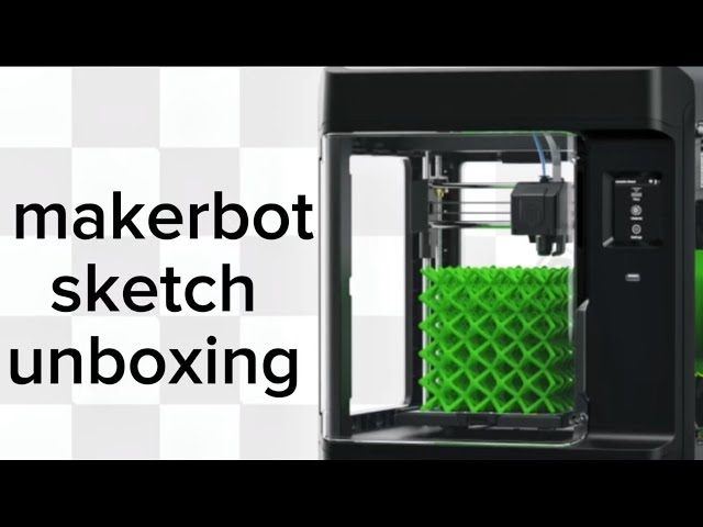 Unboxing Makerbot sketch standard 3d printer #3d #Unboxing #Makerbot #printer #viralvideo #fyp 
