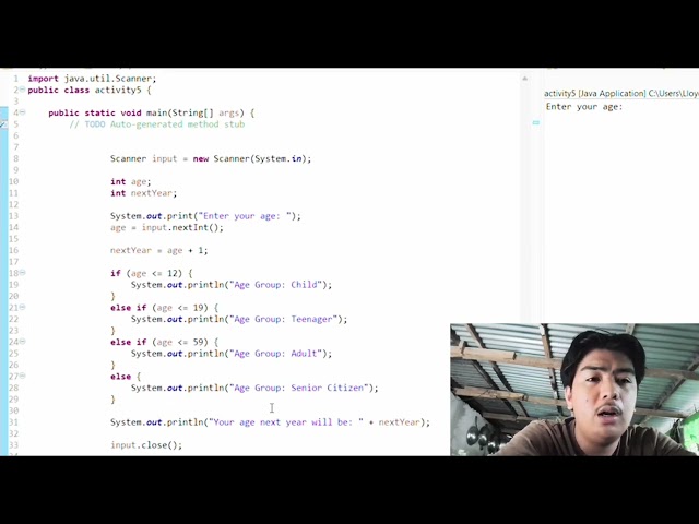 ACTIVITY #5 | ITELEC 1 | JAVA