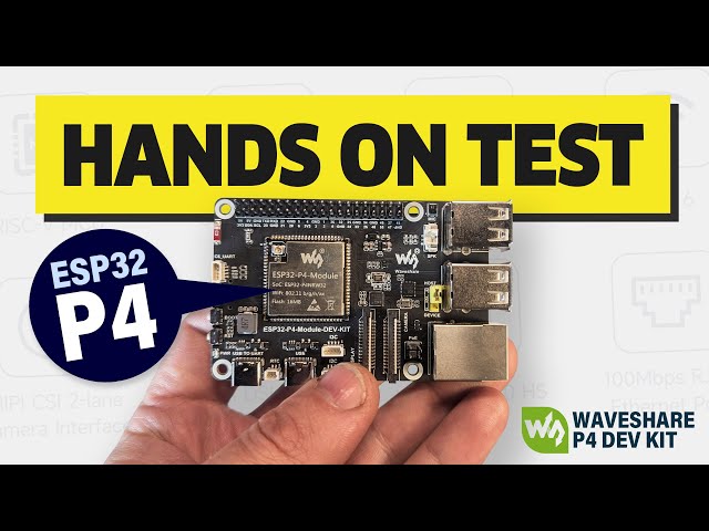 ESP32-P4 First Look! This Thing is a Beast!