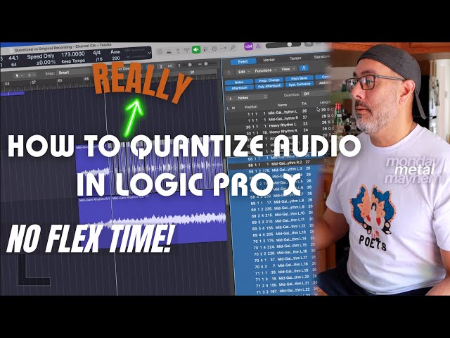 Update: QUANTIZE AUDIO Like A PRO Logic Pro X | M3 Ep.13