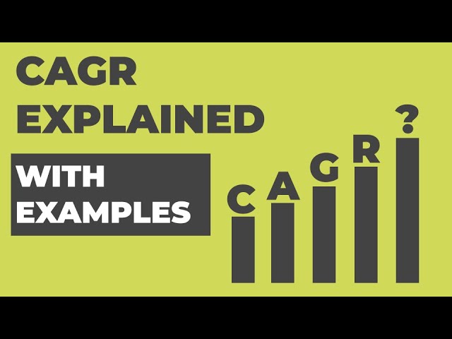 What is CAGR - Compound Annual Growth Rate? How is it calculated?