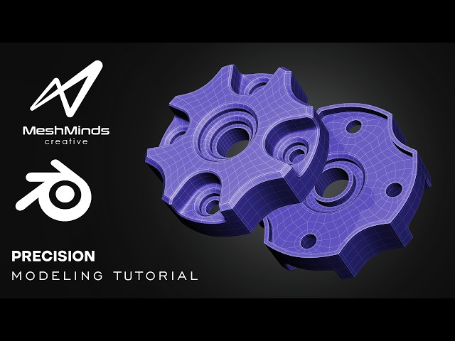Blender Hard Surface Tutorial | Clean Mechanical Part Modeling