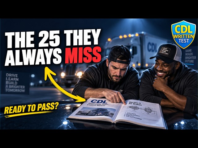 CDL Passenger Endorsement Test — 25 Hardest Questions (With Answers Explained)