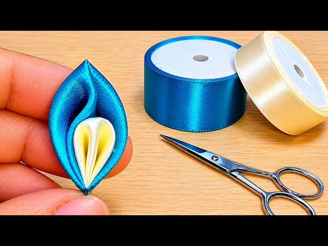 How to Make a Amazing Ribbon Flower 🌸 | Easy & Simple DIY Tutorial