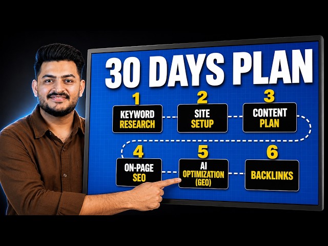 The 30-Day SEO+GEO Roadmap For New Websites