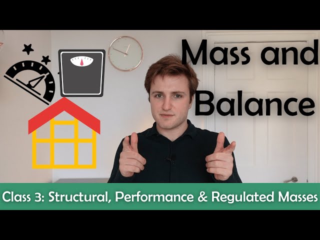 ATPL Mass and Balance - Class 3: Structural, Performance and Regulated Masses.
