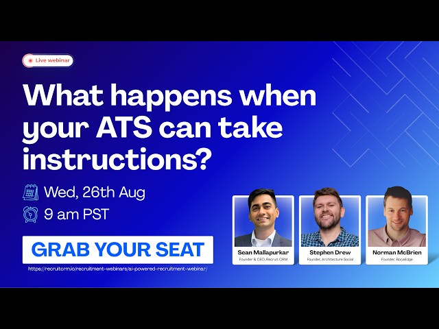 What happens when your ATS can take instructions?