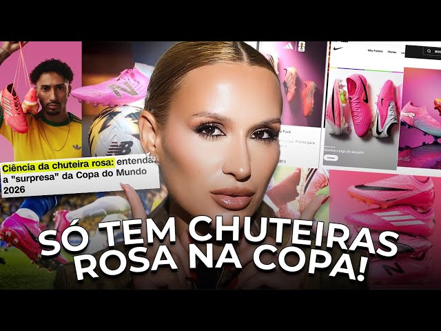 Por que TODO MUNDO está usando CHUTEIRA ROSA na Copa do mundo? O mundo mudou e ninguém percebeu.
