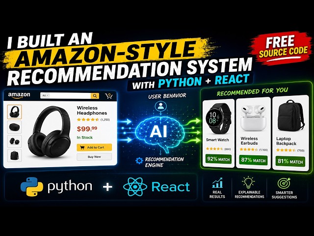 I Built an Amazon-Style Recommendation System with Python + React