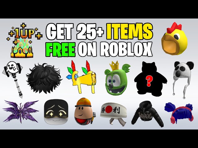 OMG! 25+ FREE ITEMS ON ROBLOX 2026 Updated*