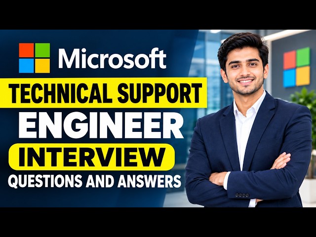 Microsoft Technical Support Engineer Intervie
