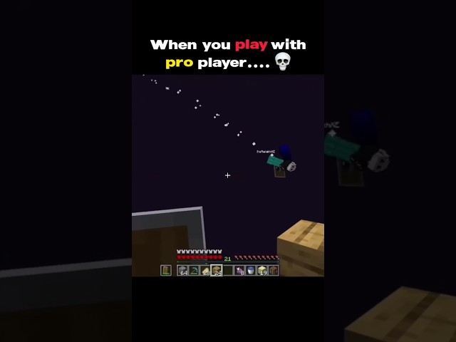 That One Pro Player 😂🤣 #minecraft #funny #shorts