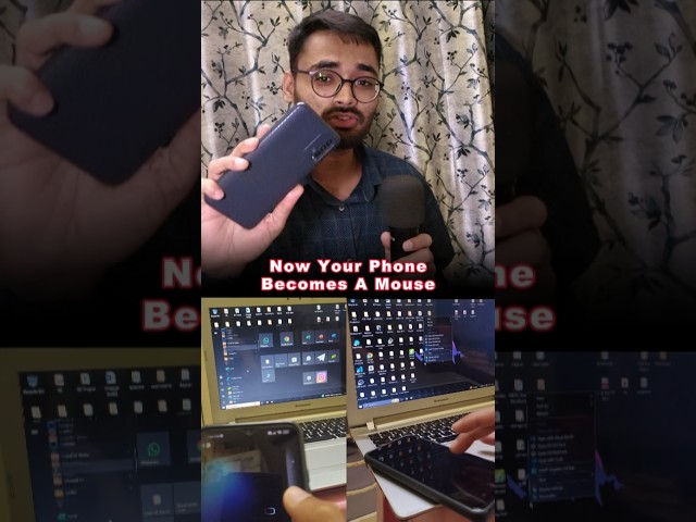 Remote Mouse App For PC || Make Phone Mouse || Mobile Mouse App For PC