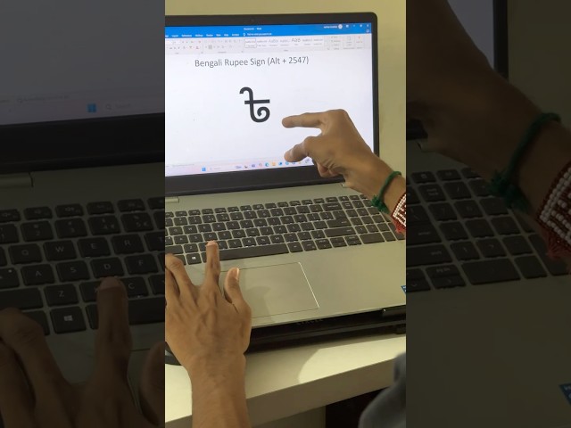 🇧🇩 How to Type the Bengali Taka Symbol (৳) on Your Keyboard!