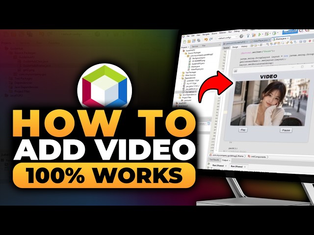How To Add Video in Java NetBeans (𝟮𝟬𝟮𝟲) | 100% WORKS | NO Yapping, To The Point! | FAST & EASY