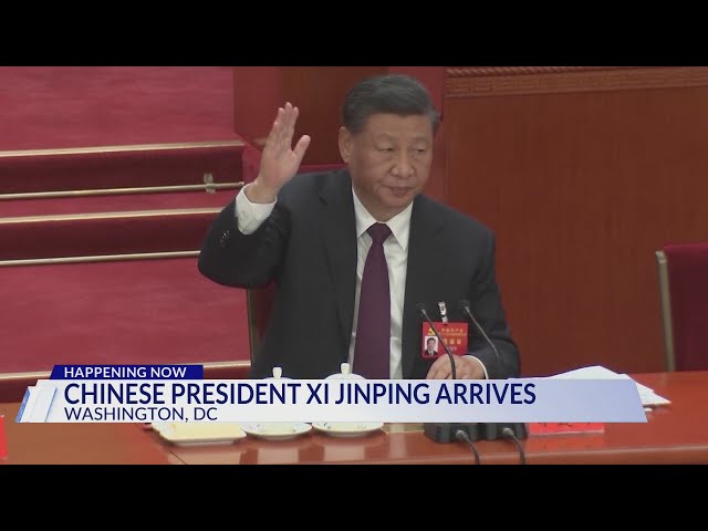 Chinese President Xi Jinping arrives in US for DC visit