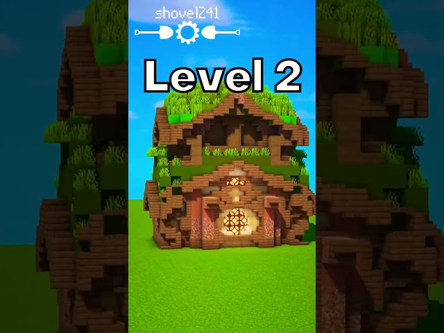 Minecraft Hobbit Houses (3 Levels)