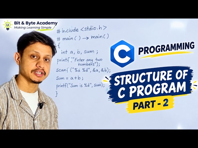 C Programming #3 | Structure of C Program – Part 2
