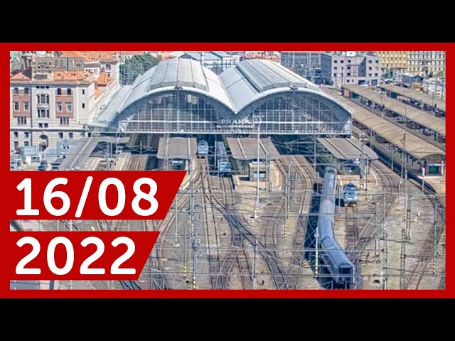 Trainspotting at Prague Main Station | LIVESTREAM 16/8/2022