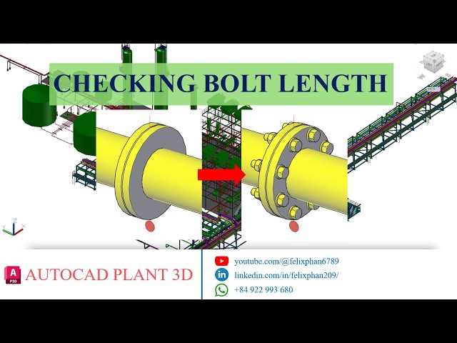 AutoCAD Plant 3D - ENABLE BOLT FOR CHECKING version 2
