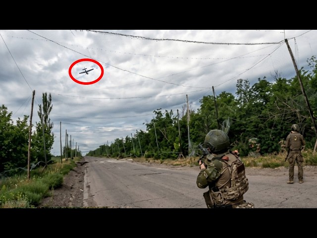 Drone Penetrate Protection Net To Hit Soldiers