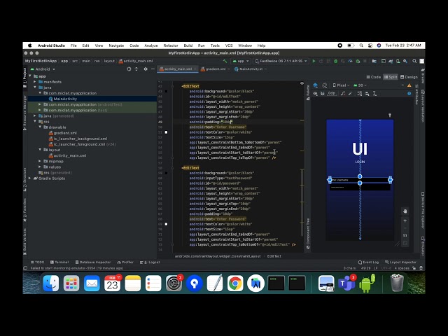 Kotlin Android Tutorial | Learn How to Create Basic Login UI