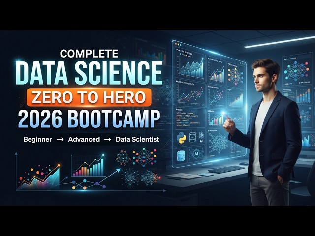 Data Science Full Course 2026 | From Zero to Hero | Complete Data Science Bootcamp