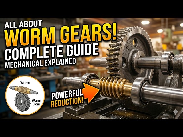 Worm Gears Explained | Luvitex Engineering | How it works | Types, Uses and Advantages