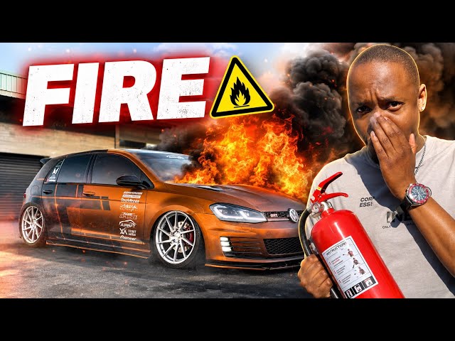 MY GOLF GTI ALMOST CAUGHT ON FIRE (CAR PROBLEMS)