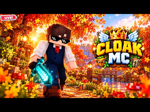 🔴LETS PLAY MINECRAFT ON Cloak MC // #shorts #minecraft #minecraftlive #minecrafthindi