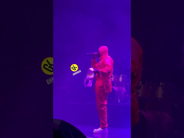 fan throw bra to Medikal on stage