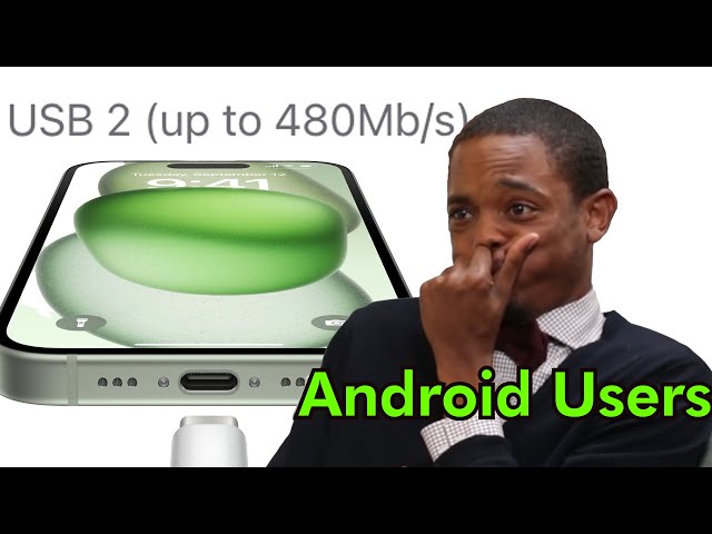 Android Users react to iPhone 15 finally getting USB-C