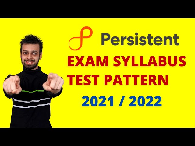 Persistent Systems Entrance Exam Syllabus - Joining Process Test Details in Hindi (2021/2022)