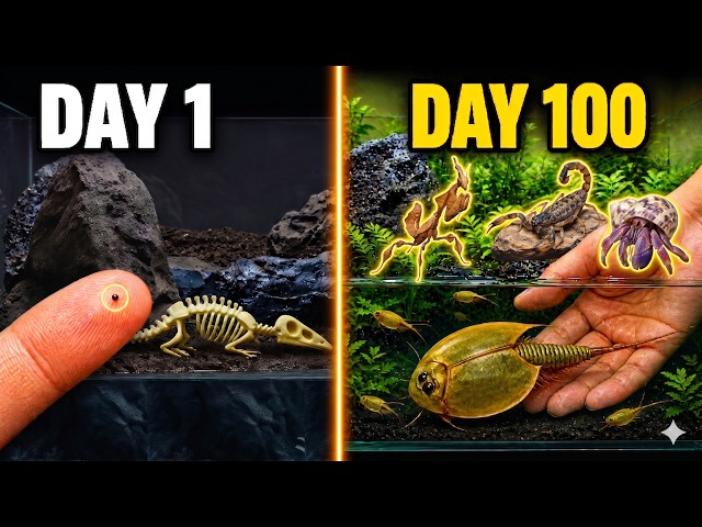 Simulating a Jurassic World For 100 Days (Hatching 250-Million-Year-Old Fossils)