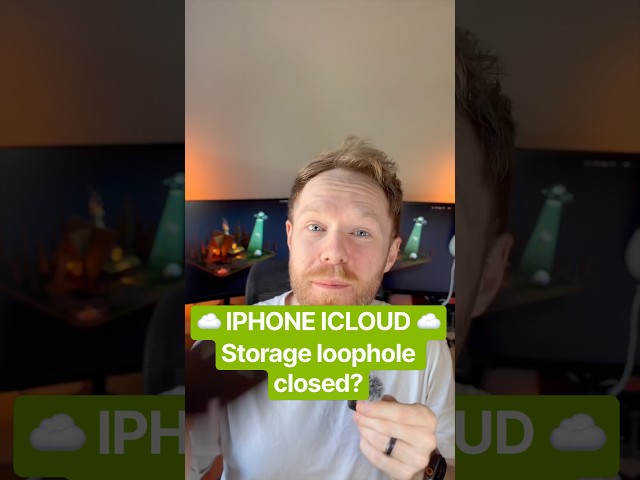 Apple NEARLY closes free iCloud Storage loophole 👀 huge tweak to how Photos work in iOS 27 #iphone