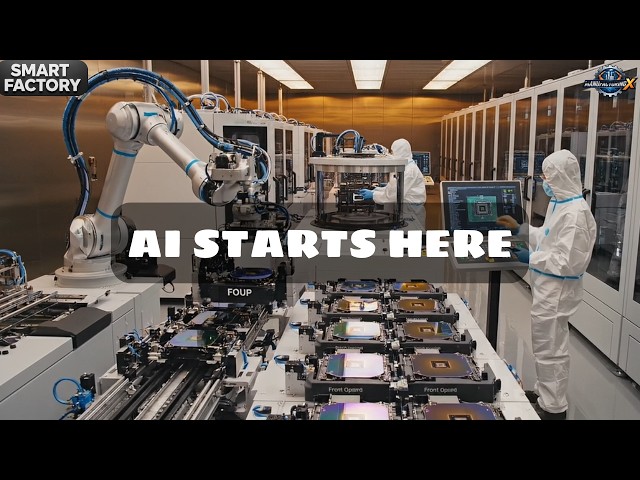 Inside a Semiconductor Smart Factory | How NVIDIA-Scale AI Chips Are Manufactured