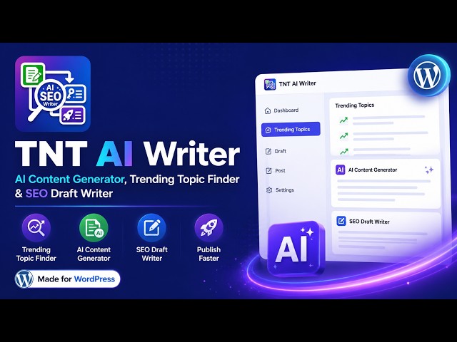 TNT AI Writer WordPress Plugin Review & Tutorial | AI SEO Content Generator for WordPress (2026)