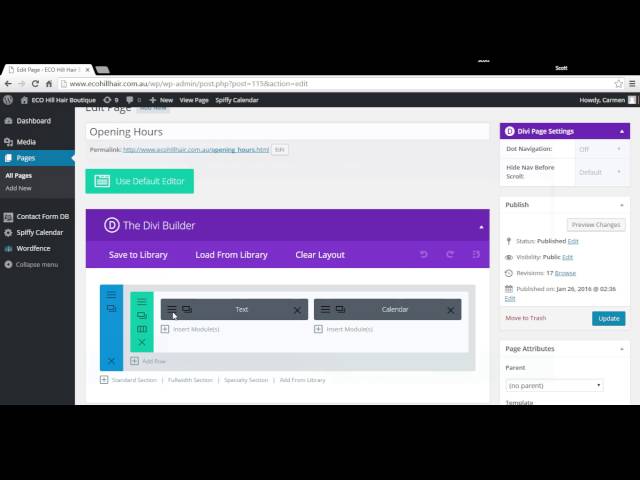 How to Edit Website Content with DIVI Page Builder in Wordpress